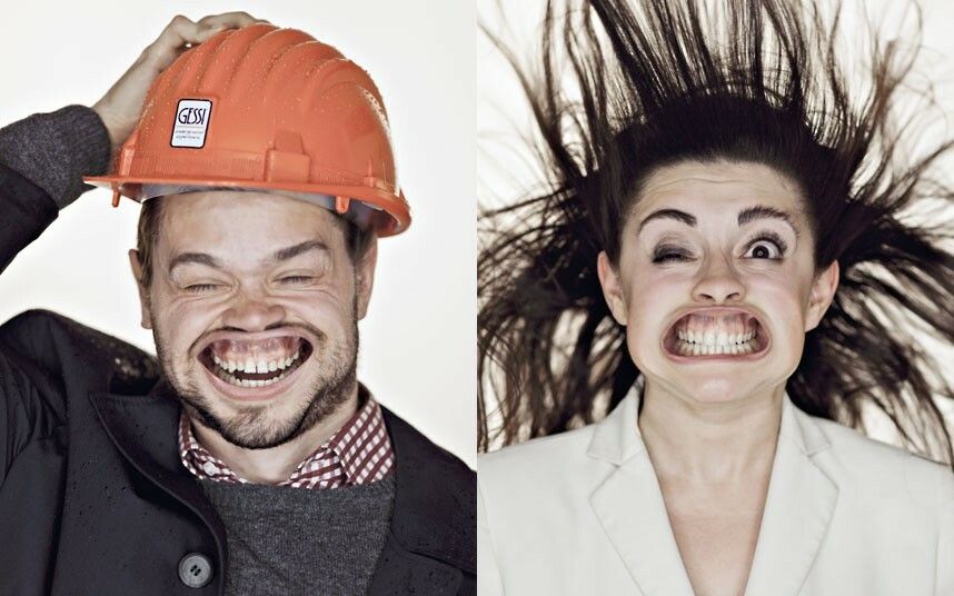 Blow Job: Vezi cum arata niste portrete sub un jet puternic de aer! GALERIE FOTO