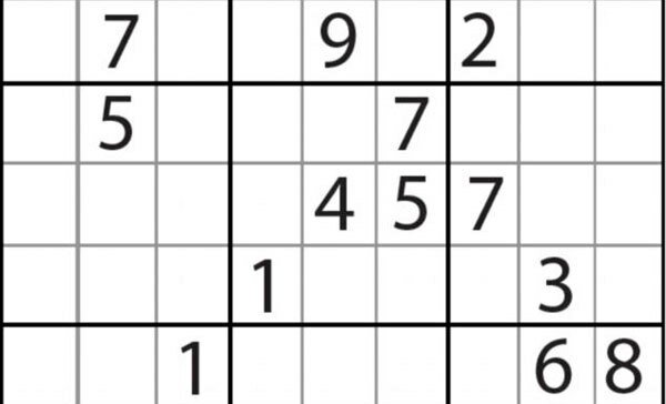 Daca il rezolvi esti tare! Asta este singurul joc SUDOKU cu o singura varianta de rezolvare