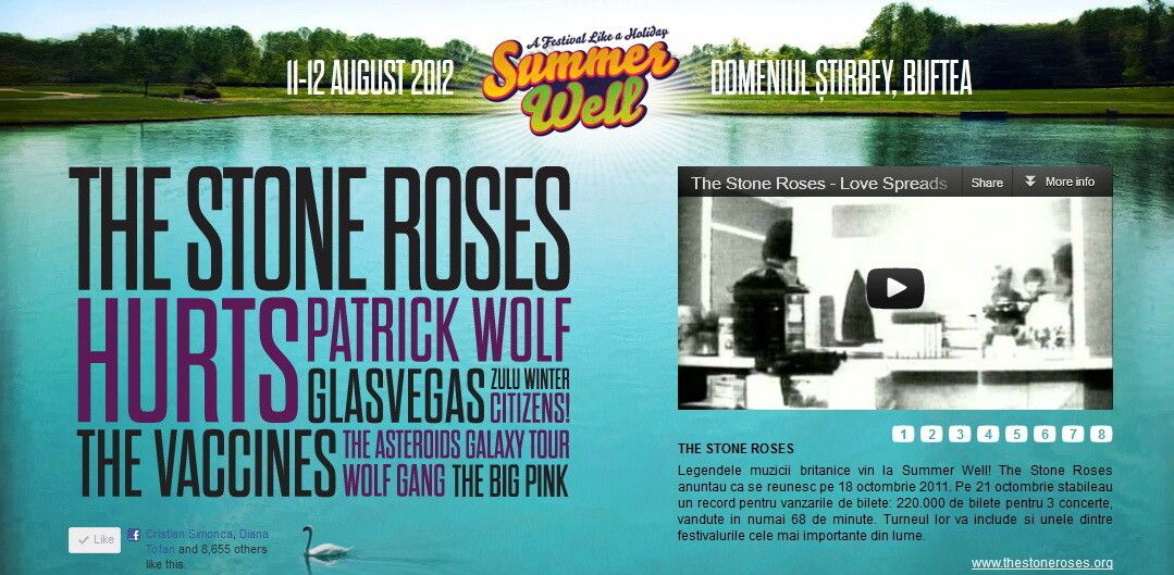 Ce faci in weekend? Hurts, The Stone Roses, The Vaccines si Glasvegas te asteapta la Summer Well! VEZI PROGRAMUL COMPLET