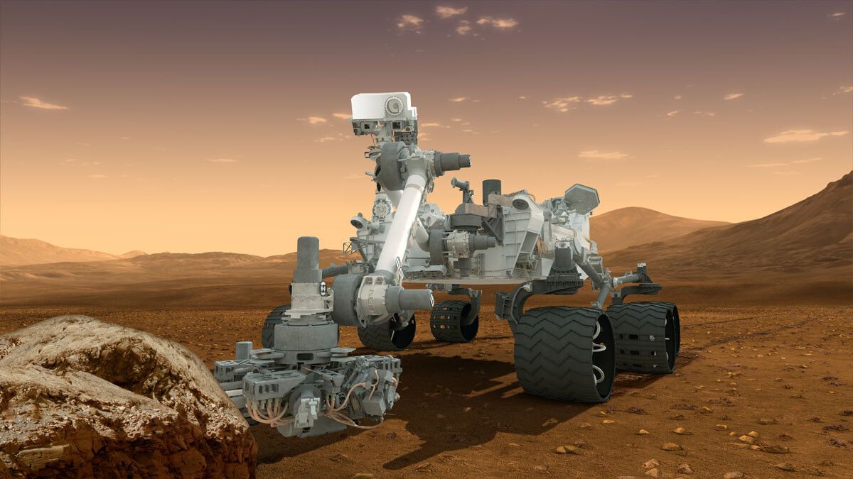 Robotul Curiosity a fotografiat o eclipsa pe Marte!