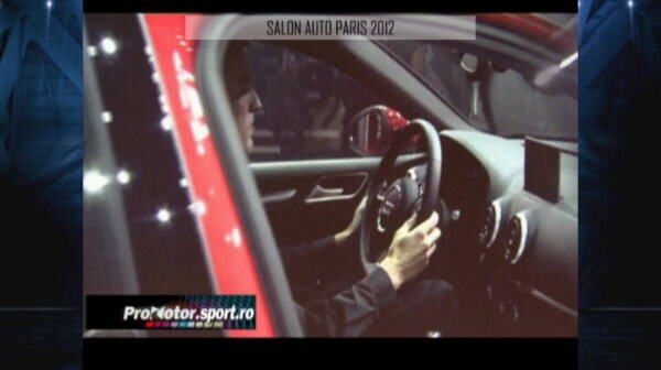 VIDEO: A3 Sportback! Cel mai asteptat Audi in Romania a fost prezentat la Salonul Auto de la Paris!