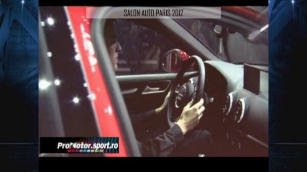 VIDEO: A3 Sportback! Cel mai asteptat Audi in Romania a fost prezentat la Salonul Auto de la Paris!
