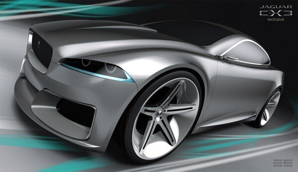Jaguar C-X3 design concept: un posibil rival pentru BMW seria 1 si Mercedes A-Klasse! FOTO