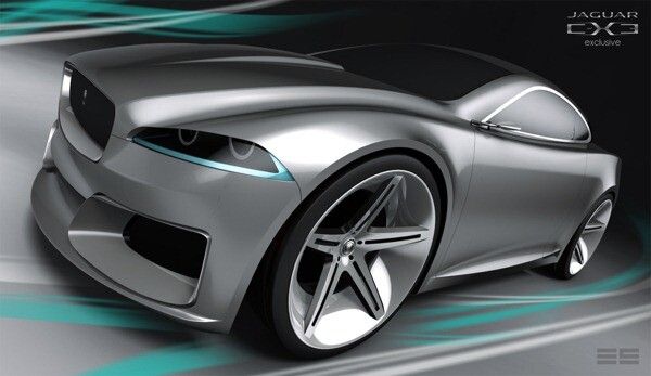 Jaguar C-X3 design concept: un posibil rival pentru BMW seria 1 si Mercedes A-Klasse! FOTO
