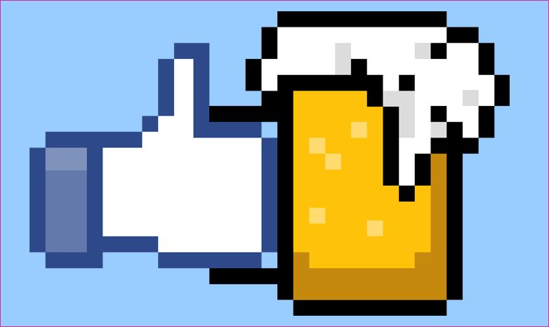 O bere pentru un Like pe Facebook