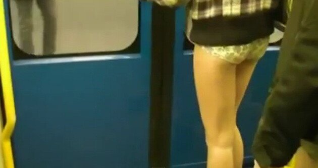 Ziua fara pantaloni la metrou! Avem si VIDEO :)