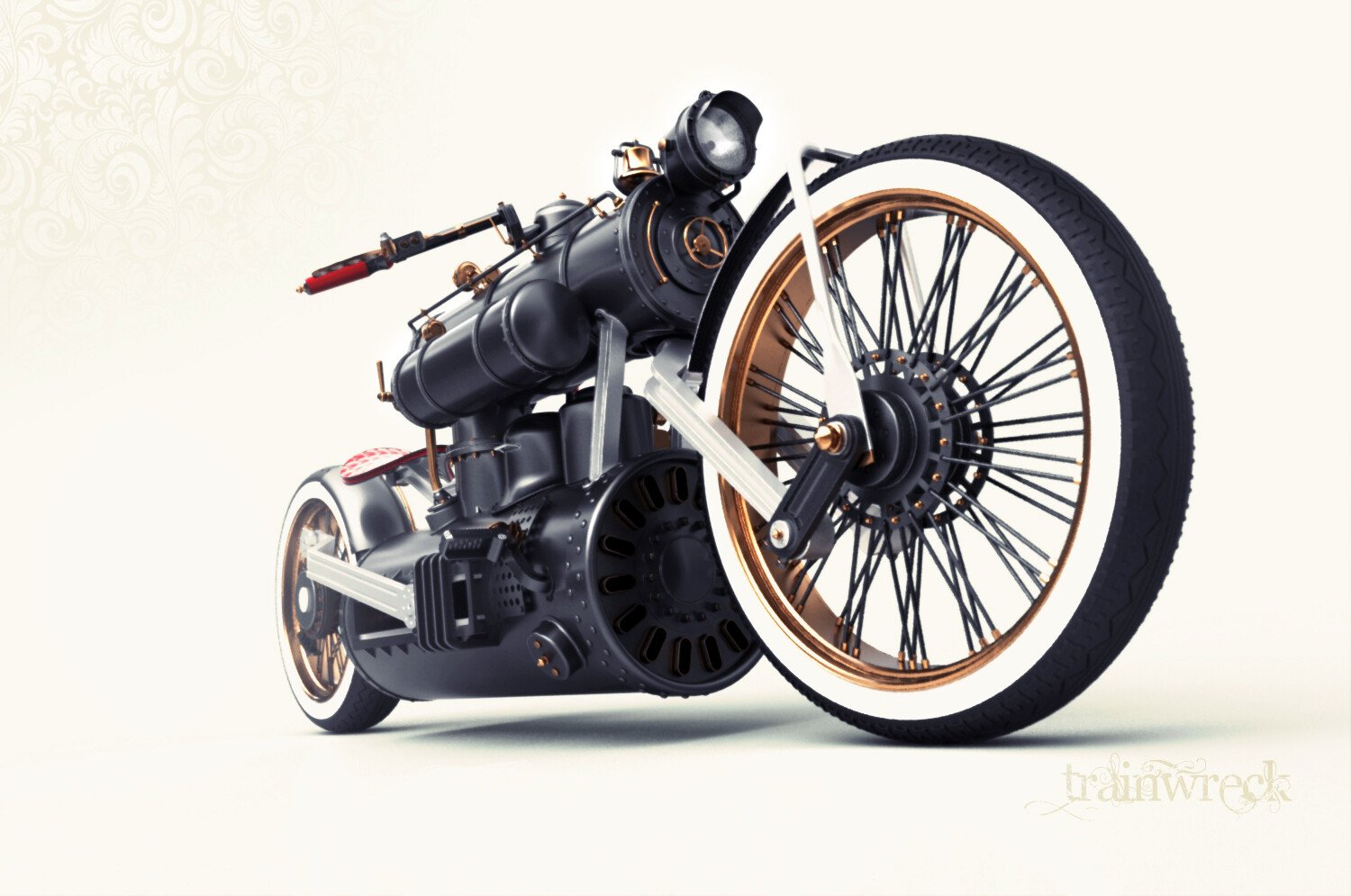 Motocicleta cu abur sau locomotiva cu sa? Tu ce nume i-ai da?