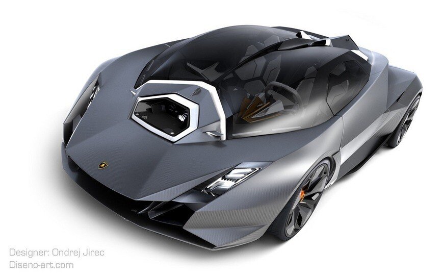 Lamborghini Perdigon Concept: Intre super-car si avion de vanatoare