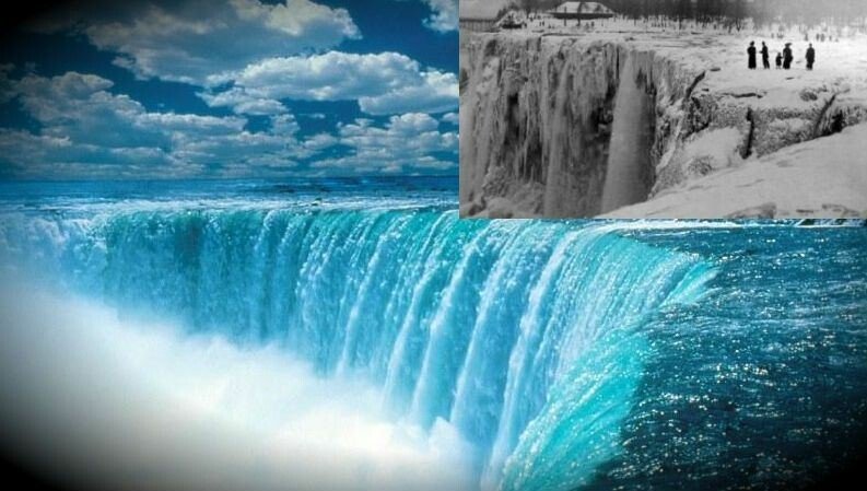 Niagara a inghetat TOTAL din cauza frigului in 1932: Uite cum arata incremenita cea mai cunoscuta cascada din lume: