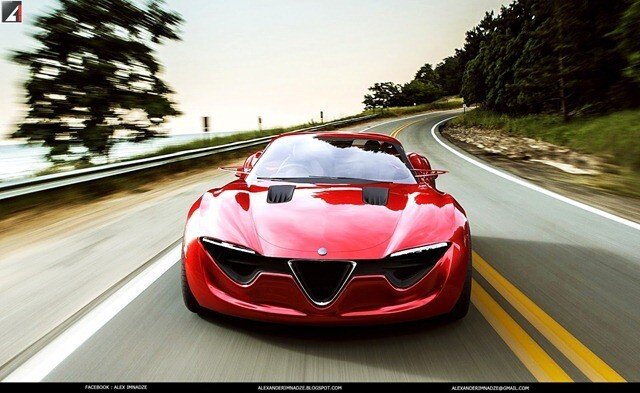 Alfa Romeo 6C Sports Coupe Concept. Va ramane doar un vis frumos?