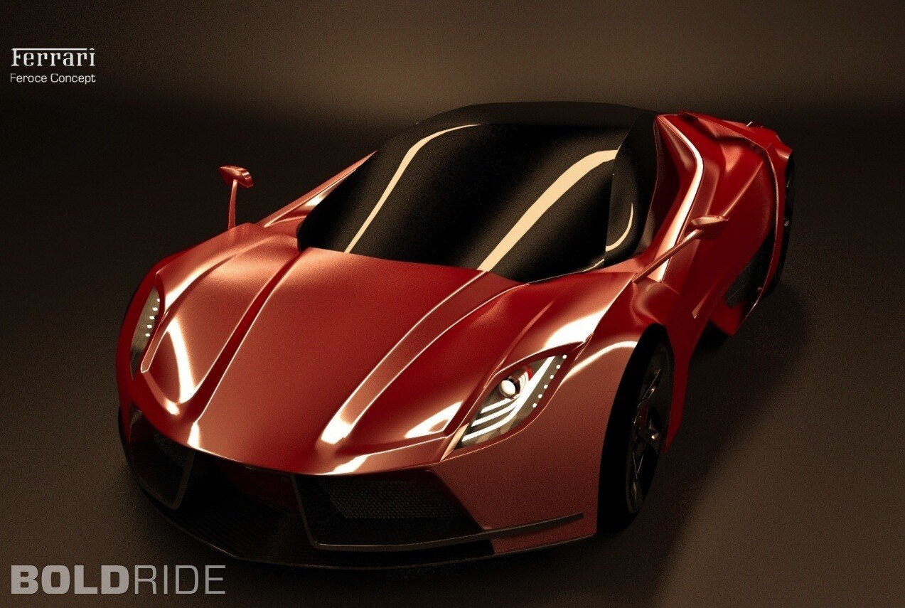 Ferrari Feroce. Conceptul nascut din obsesia pentru geometrie!