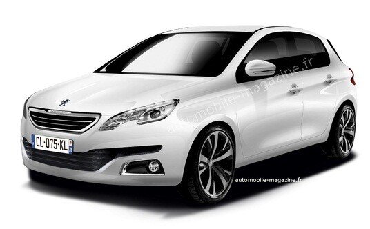 Noul Peugeot 308 a fost dezvaluit dintr-o gafa! Primele imagini neoficiale