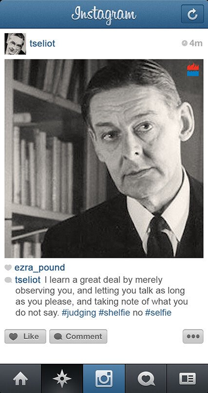 "I drink to paradise and death and the lie of love" Ce ar fi postat scriitorii pe Instagram! FOTO