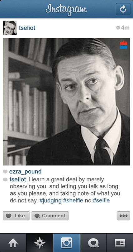 "I drink to paradise and death and the lie of love" Ce ar fi postat scriitorii pe Instagram! FOTO