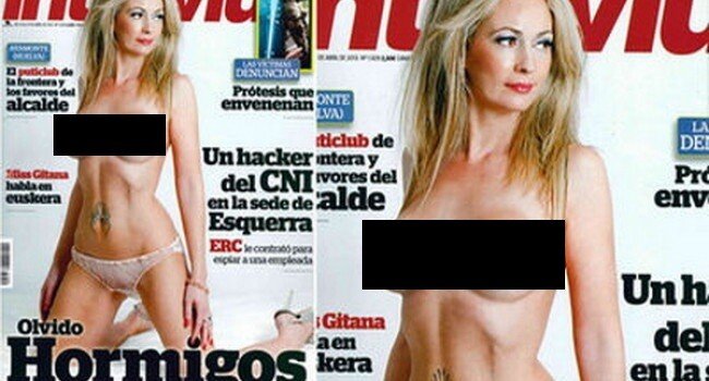 O consiliera din Spania, in varsta de 42 de ani, a pozat topless! FOTO