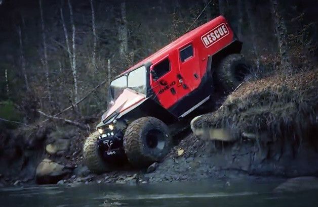 "Monstrul" din Romania care ingroapa Hummer-ul american: Cum arata si ce poate Ghe-O Rescue