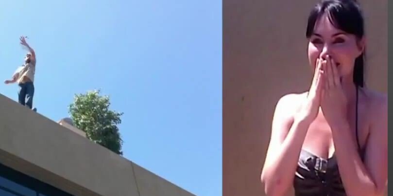 9.000.000 de oameni au vazut asta: A cazut de pe cladire in timp ce isi cerea iubita in casatorie! VIDEO