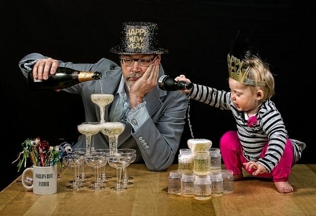 Cel mai tare tata din lume: Vezi fotografiile geniale care te vor face sa razi cu gura pana la urechi!