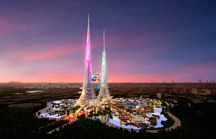 Va depasi recordul detinut de Burj Khalifa: China construieste cel mai inalt turn din lume! VIDEO