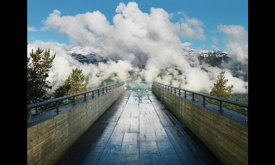 Una dintre cele mai frumoase privelisti din lume: Cum arata observatorul Aurland! FOTO