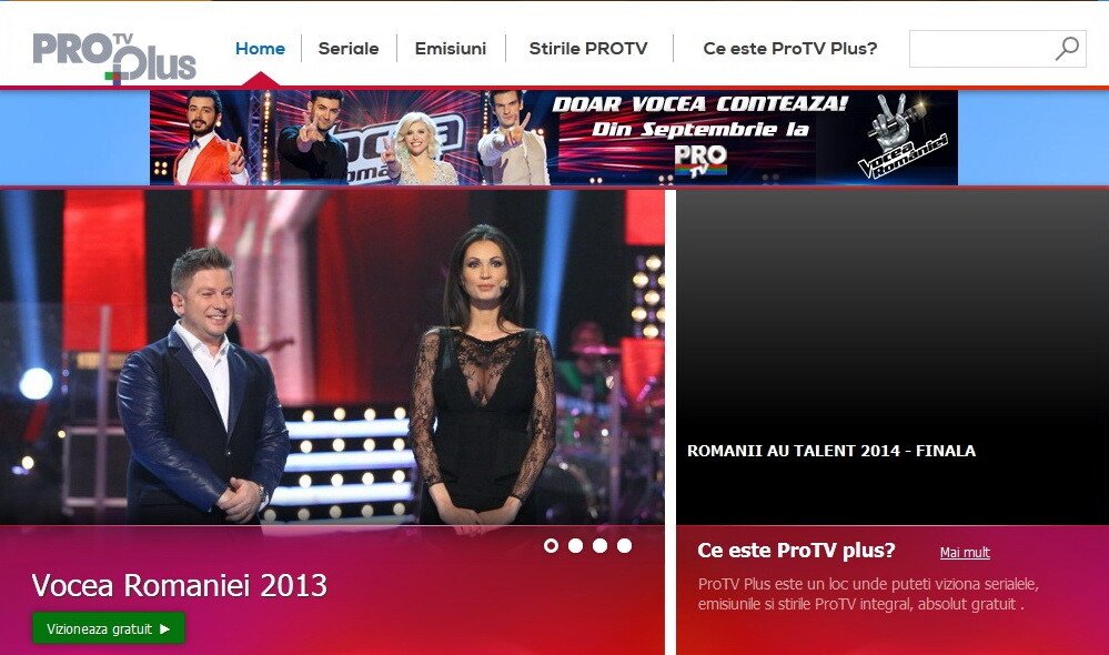 Pro TV Plus, platforma video online gratuit