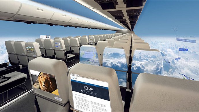 Avionul fara ferestre, proiectul care ar putea fi gata in 10 ani! VIDEO