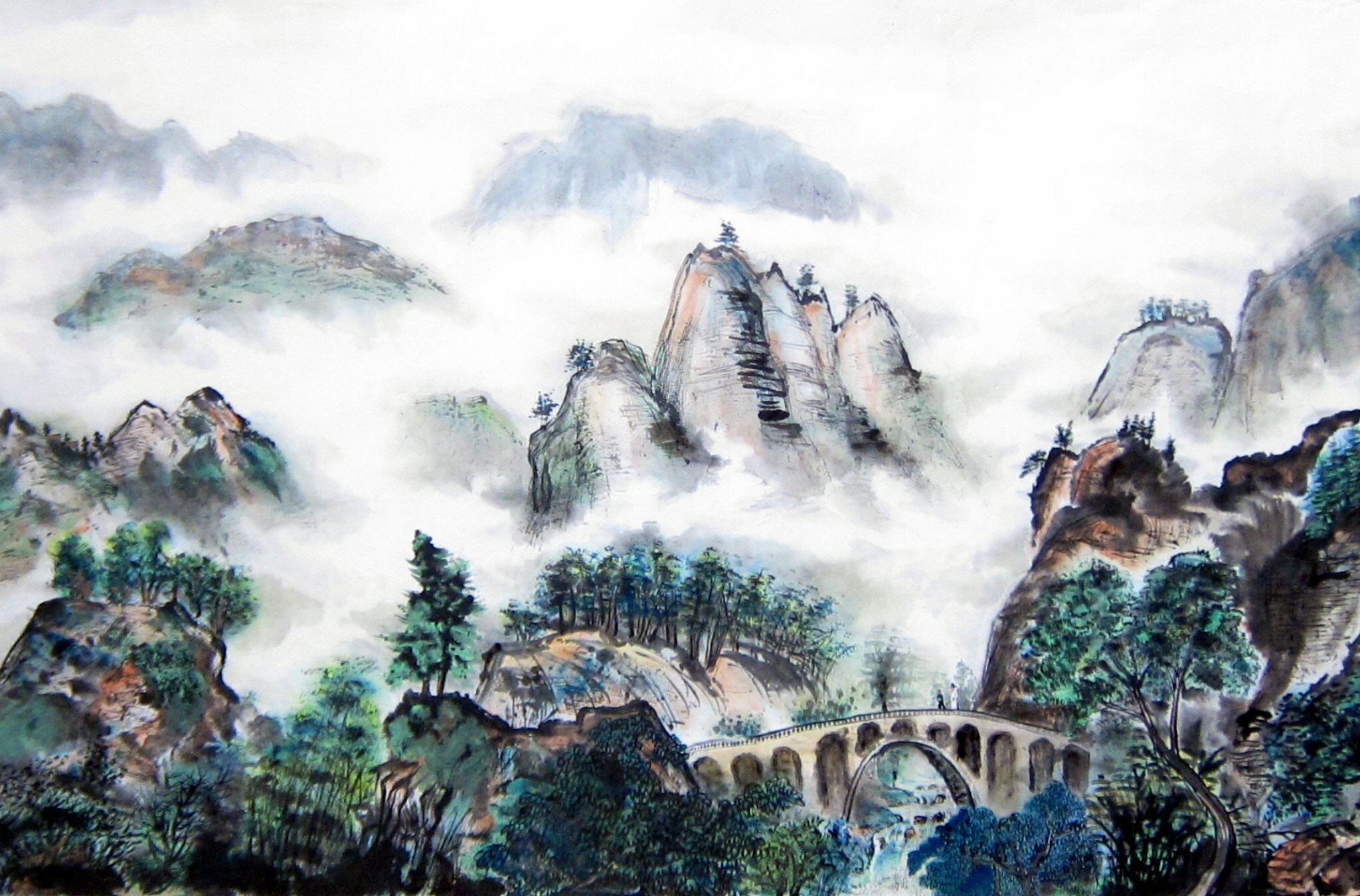 O pictura chinezeaza sub forma de rulou a fost vanduta pentru un pret record! Uite care este suma
