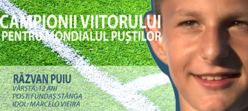 Constelatia celor 12 | Il iubeste pe Marcelo si vrea sa-i calce pe urme lui Rat la nationala: "Cred in visul meu de a ajunge un mare fotbalist"