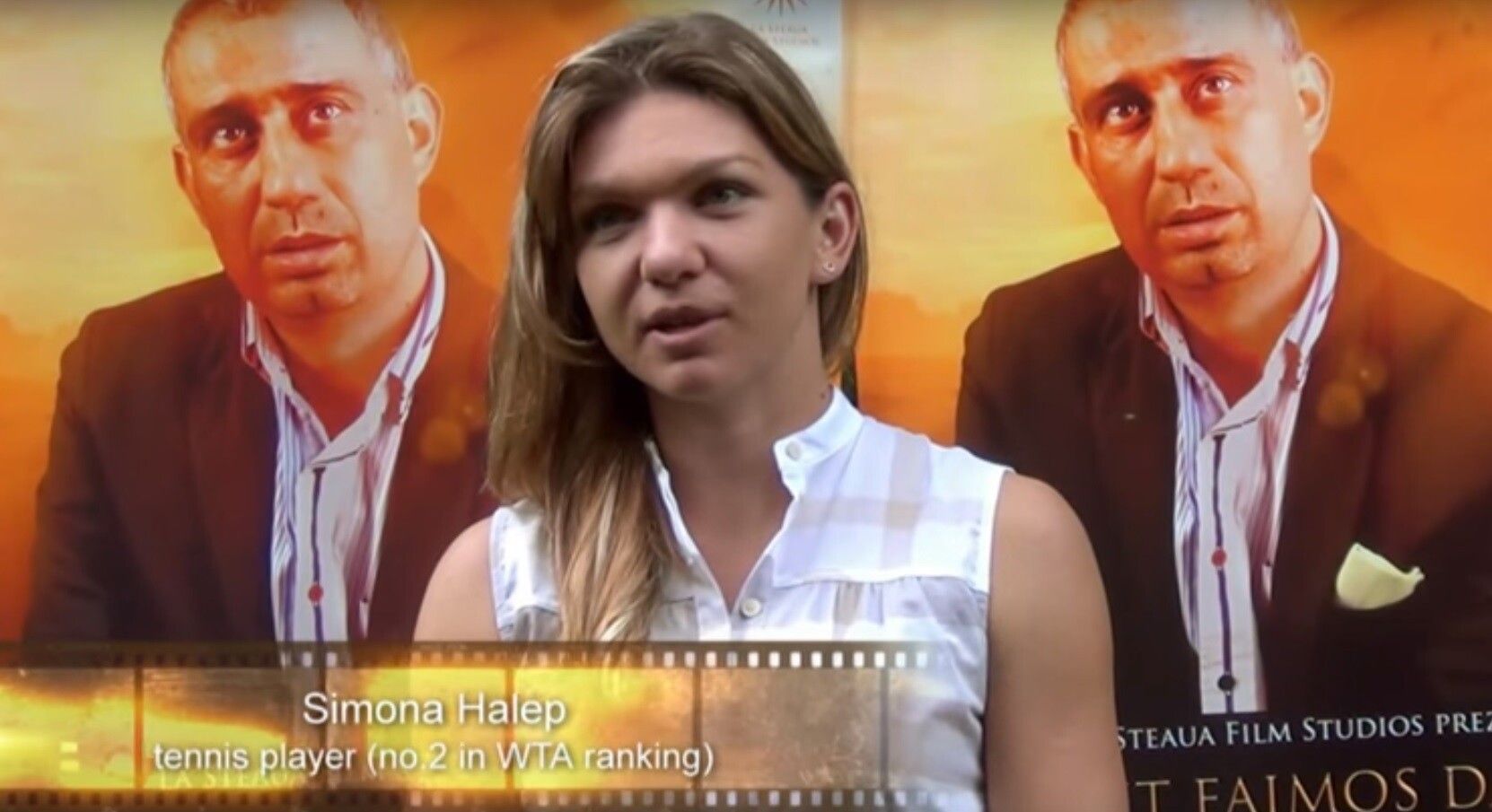 "Nu sunt faimos, dar sunt aroman". Prima inregistrare cu Simona Halep vorbind in machedoneste