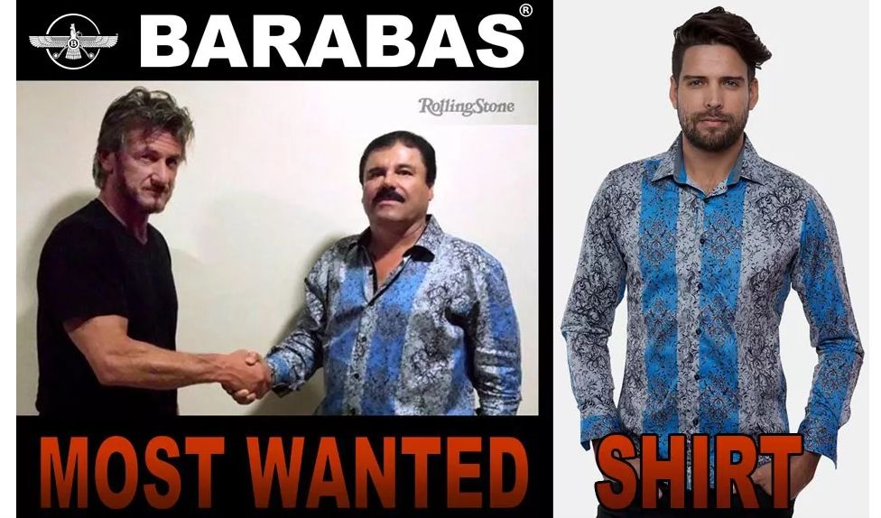 Idee de afacere: imbraca-te ca El Chapo :) Un american vinde camasi identice cu cea purtata de traficantul mexican