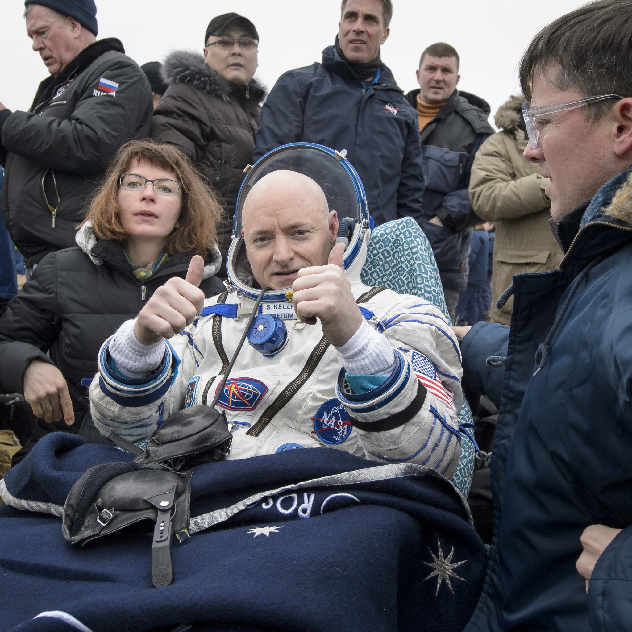 Stiinta: Astronautul care si-a petrecut 340 de zile pe Statia Spatiala Internationala a crescut cu 5 centimetri in inaltime
