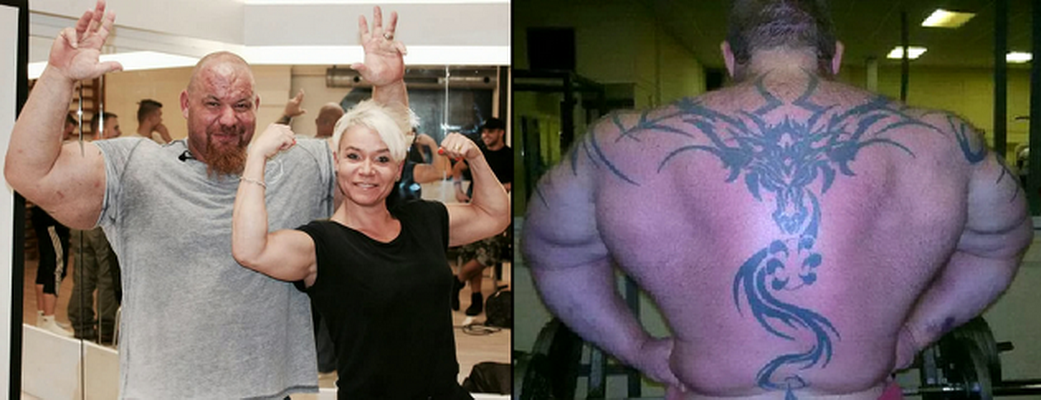 Omul cu cei mai mari bicepsi din Marea Britanie. Mananca 10.000 calorii pe zi si are o masa la fiecare 90 de minute