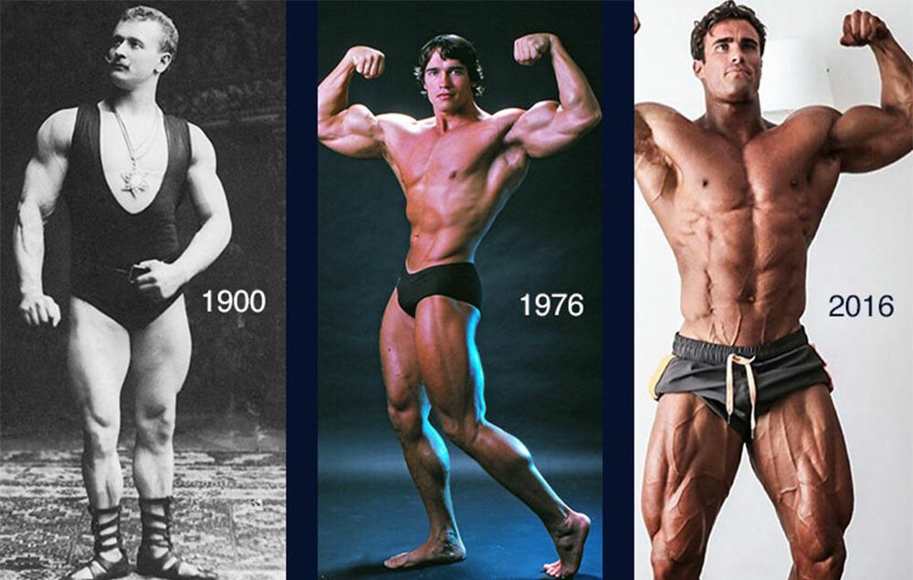 125 de ani de evolutie masculina. Cum aratau primele "modele" din culturism inainte de 1900 si cum arata acum