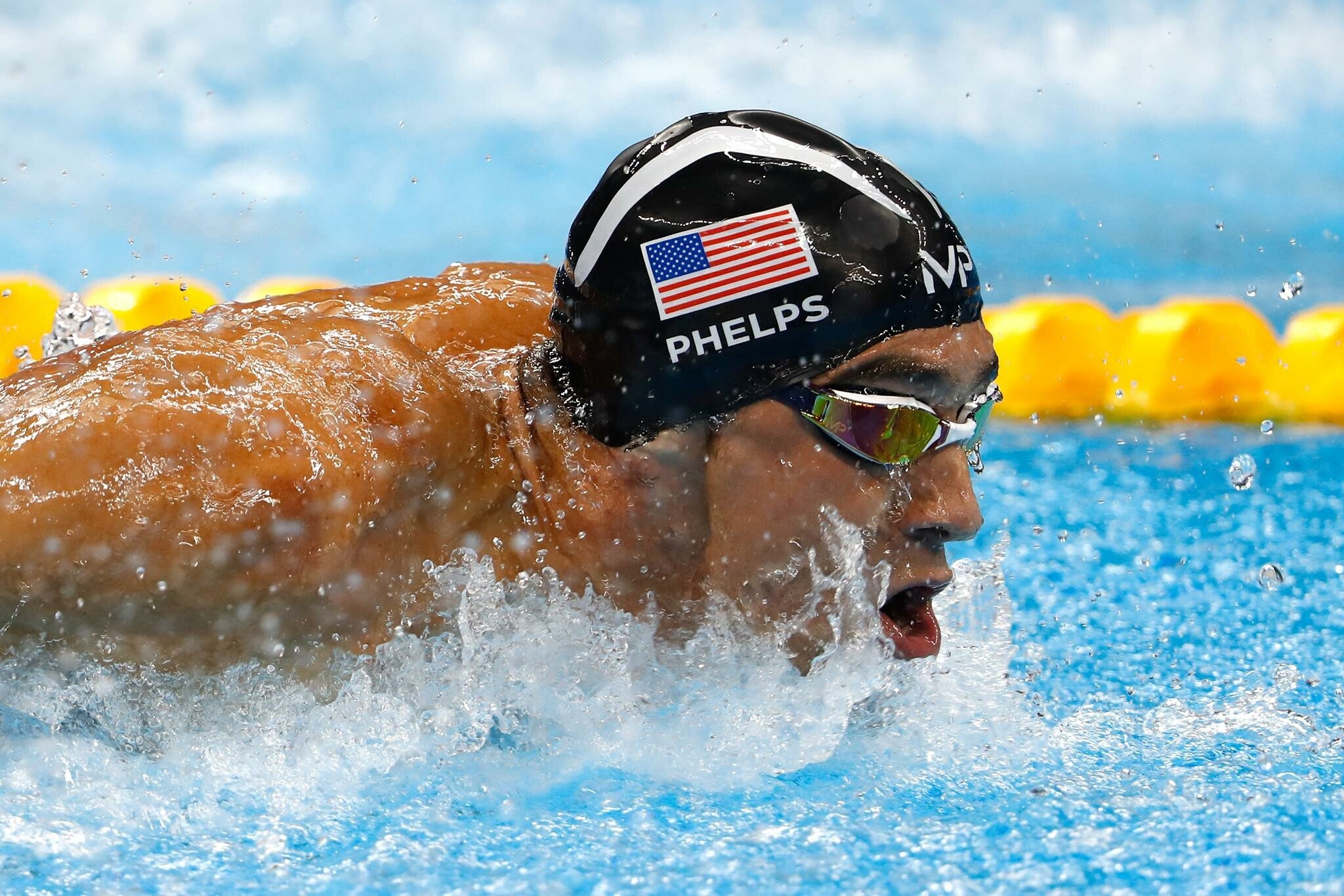 Cel mai nebun tatuaj dupa evenimentele de la Rio! "Privirea UCIGASA" a lui Phelps arata fantastic