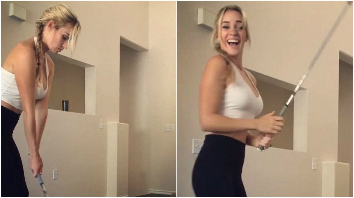 E blonda, are 23 de ani si sute de mii de fani pe net! Ce a reusit aceasta sportiva in 10 secunde