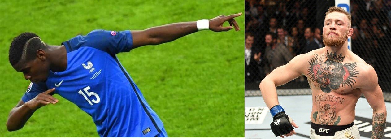 Cel mai scump fotbalist din istorie, Paul Pogba, l-a copiat pe Conor McGregor