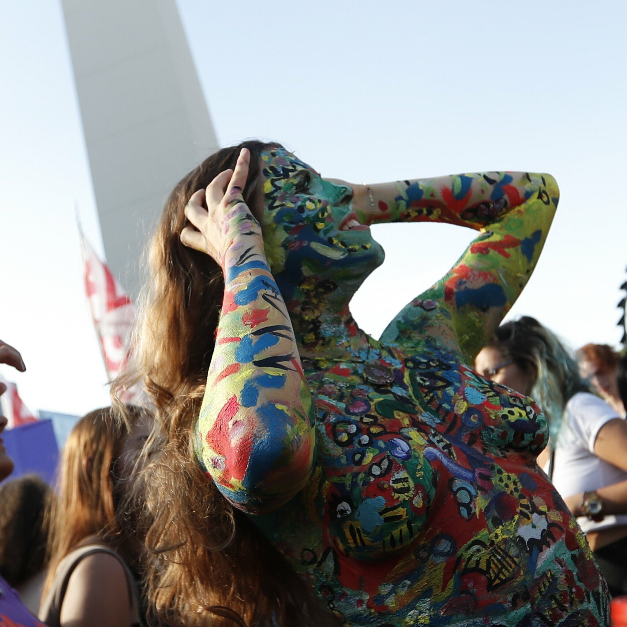 Femeile au protestat topless in Argentina! Motivul pentru care au facut acest gest