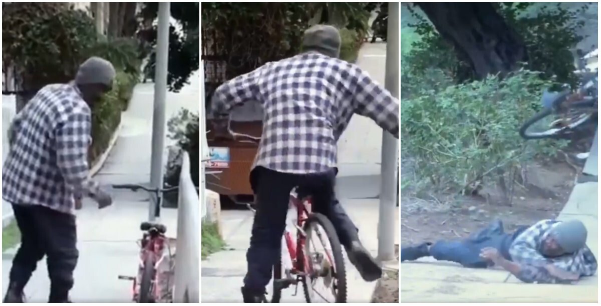A vazut o bicicleta fara antifurt si s-a urcat pe ea. Ce s-a intamplat insa in momentul imediat urmator
