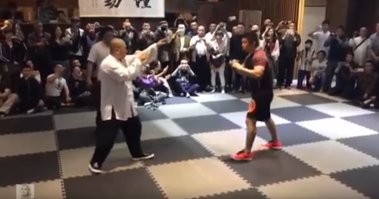 Un luptator de MMA sau un practicant de Tai Chi?! Lupta incheiata brutal: VIDEO