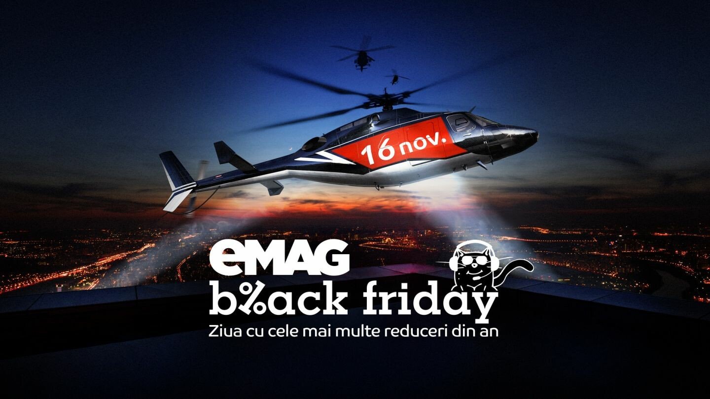 Black Friday 2018: ce găsești la eMAG de Black Friday