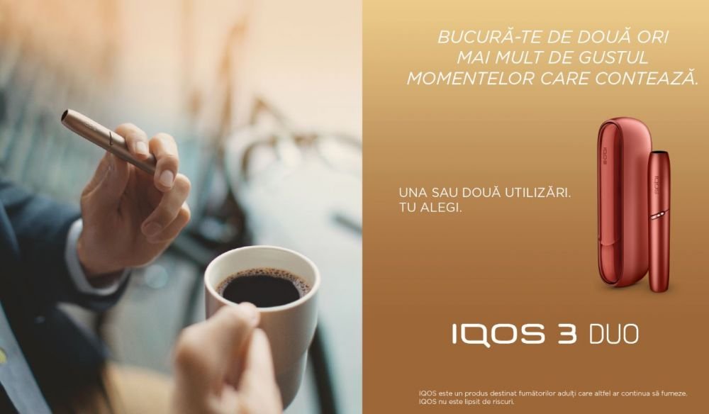 (P) IQOS 3 DUO: o alternativă mai bună la fumat pentru tine