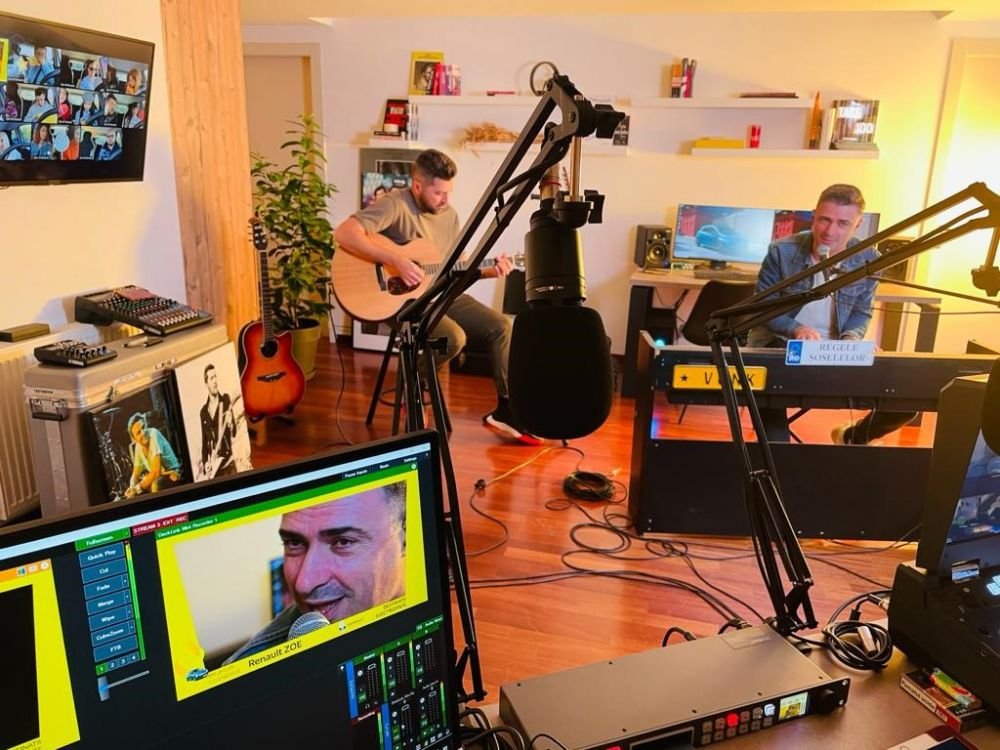 Trupa Vunk a susținut un concert exclusiv online, prin live streaming, în Renault ZOE