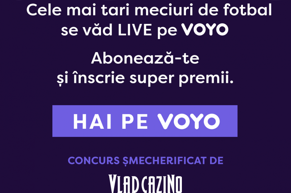 Abonează-te la VOYO, urmărește meciurile fără egal de la EURO 2020 și poți câștiga cele mai tari premii