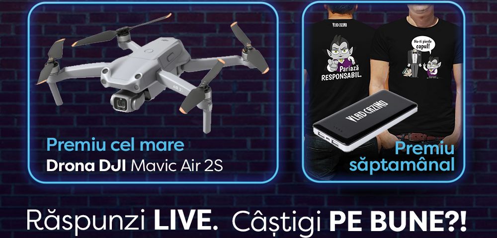 CONCURS Pe bune?! Răspunde la întrebările din timpul show-ului și poți câștiga super premii