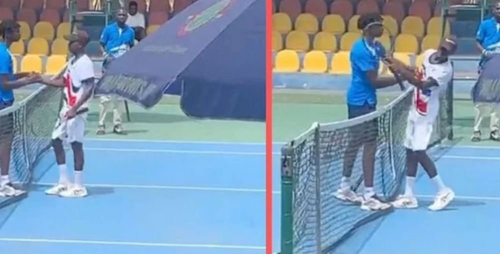 Scena de la Oscar s-a repetat în tenis! A pierdut meciul și a lovit adversarul la fileu. Bătaia a degenerat și în tribune VIDEO