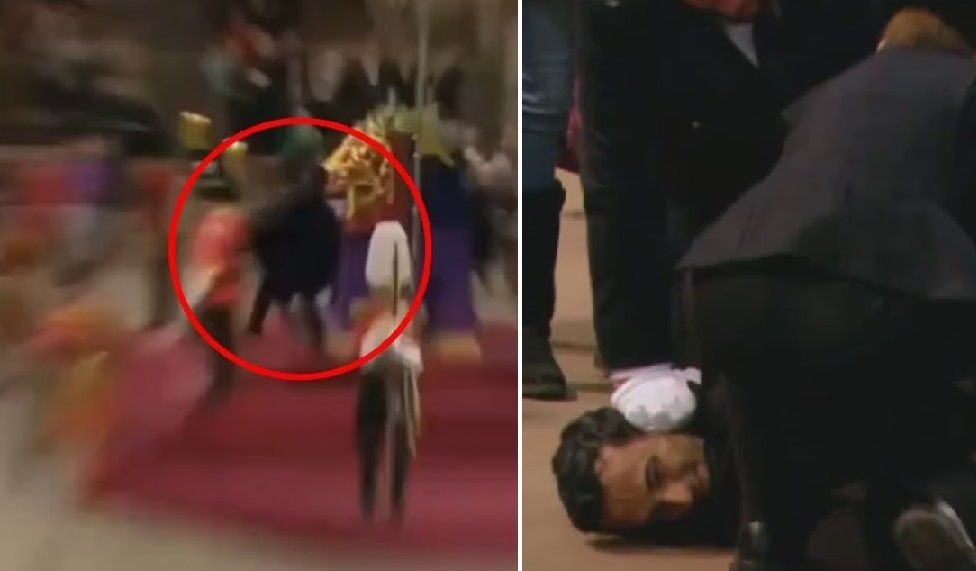 Scene șocante în Anglia: Sicriul Reginei Elisabeta a II-a, atacat de o persoană necunoscută