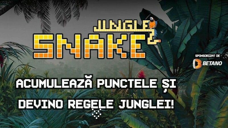 Ai fost vreodată în junglă? Joacă Jungle Snake și câștigă premii săptămânale!