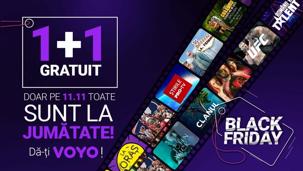 Let’s VOYO de Black Friday: Plătești șase luni și te uiți un an întreg! Nu rata oferta