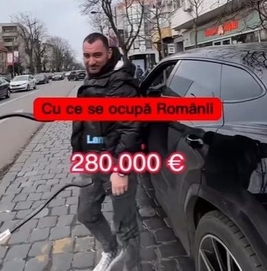 Ce a răspuns Pescobar când a coborât din mașina de 280.000 de euro și a fost întrebat cu ce se ocupă