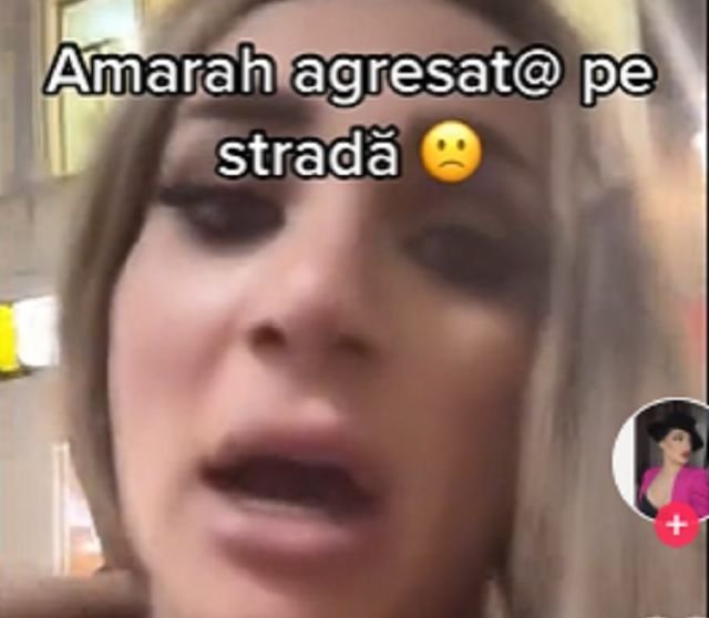 Amarah, prima reacție după ce a fost din nou bătută pe stradă: „Patru bărbați într-o transsexuală! Îmi curge sânge din nas”